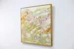 Abstract Expressionist Painting (Yellow & Pastel Hues) - Image 2
